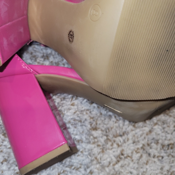 Worthington Fuchsia and A New Day Snake Print Heels - Picture 11 of 12